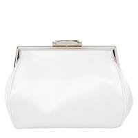Skye Framed Clutch WHITE view