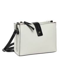 2 Tone Crossbody WHITE/BLACK view