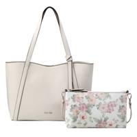 Ruthie 2-Piece Tote with Pouch MILK MULTI view