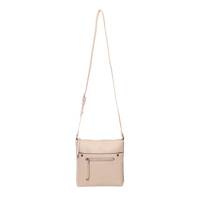 Women's Front Zip Crossbody Bag CREAM view