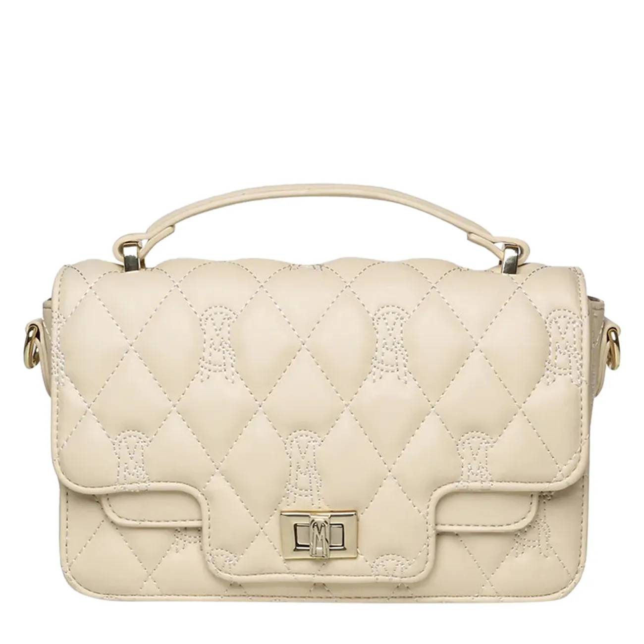 Steve Madden Women's Quilted Top Handle Bag Bone