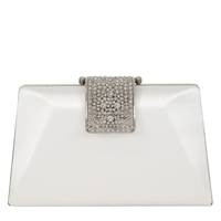 Women's Amira Minaudiere Clutch WHITE view