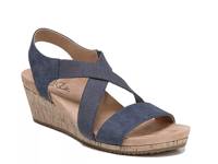 Mexico Wedge Sandal Navy view