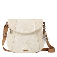Foldover Crossbody Bag WHITE FLOWER BLOSSOM view