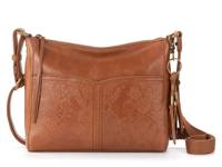 Alameda Crossbody Bag Brown Embossed Leather view