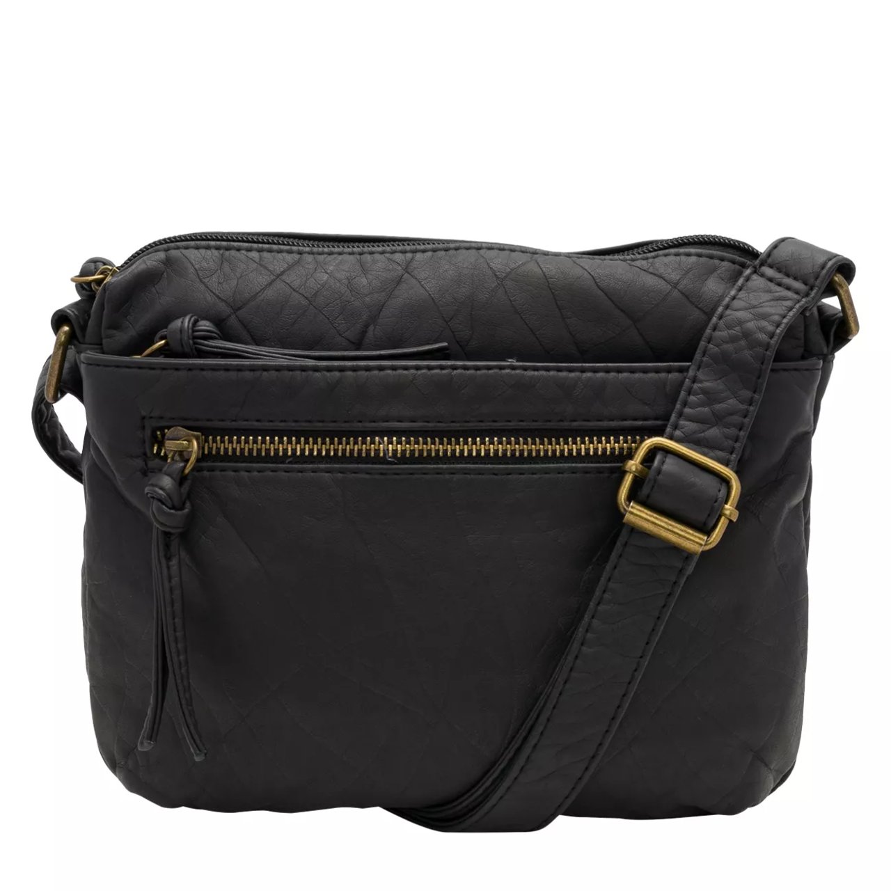 Women's Multi Zip Crossbody Bag