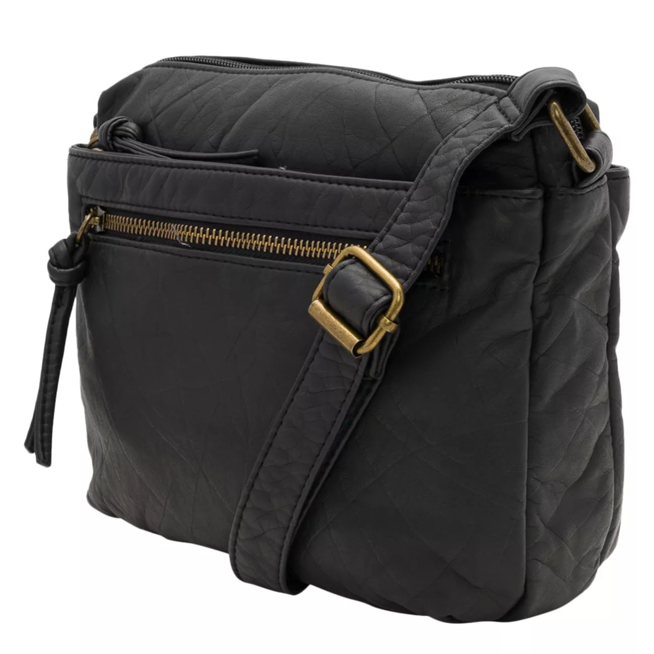 Women's Multi Zip Crossbody Bag