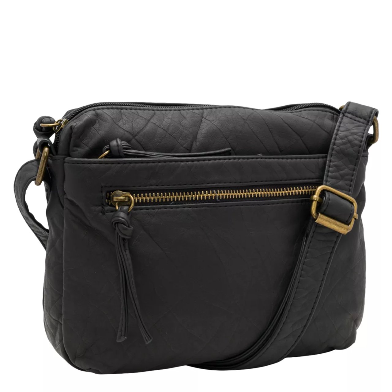 Women's Multi Zip Crossbody Bag