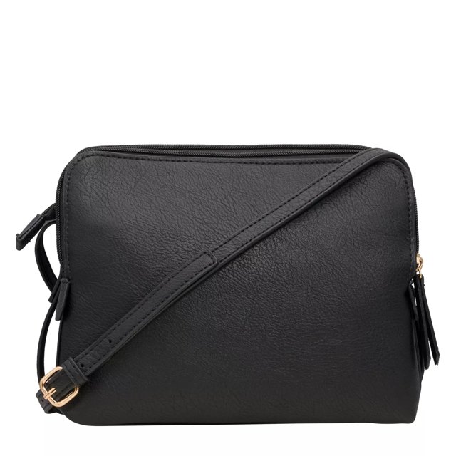 Front Zip Crossbody Bag
