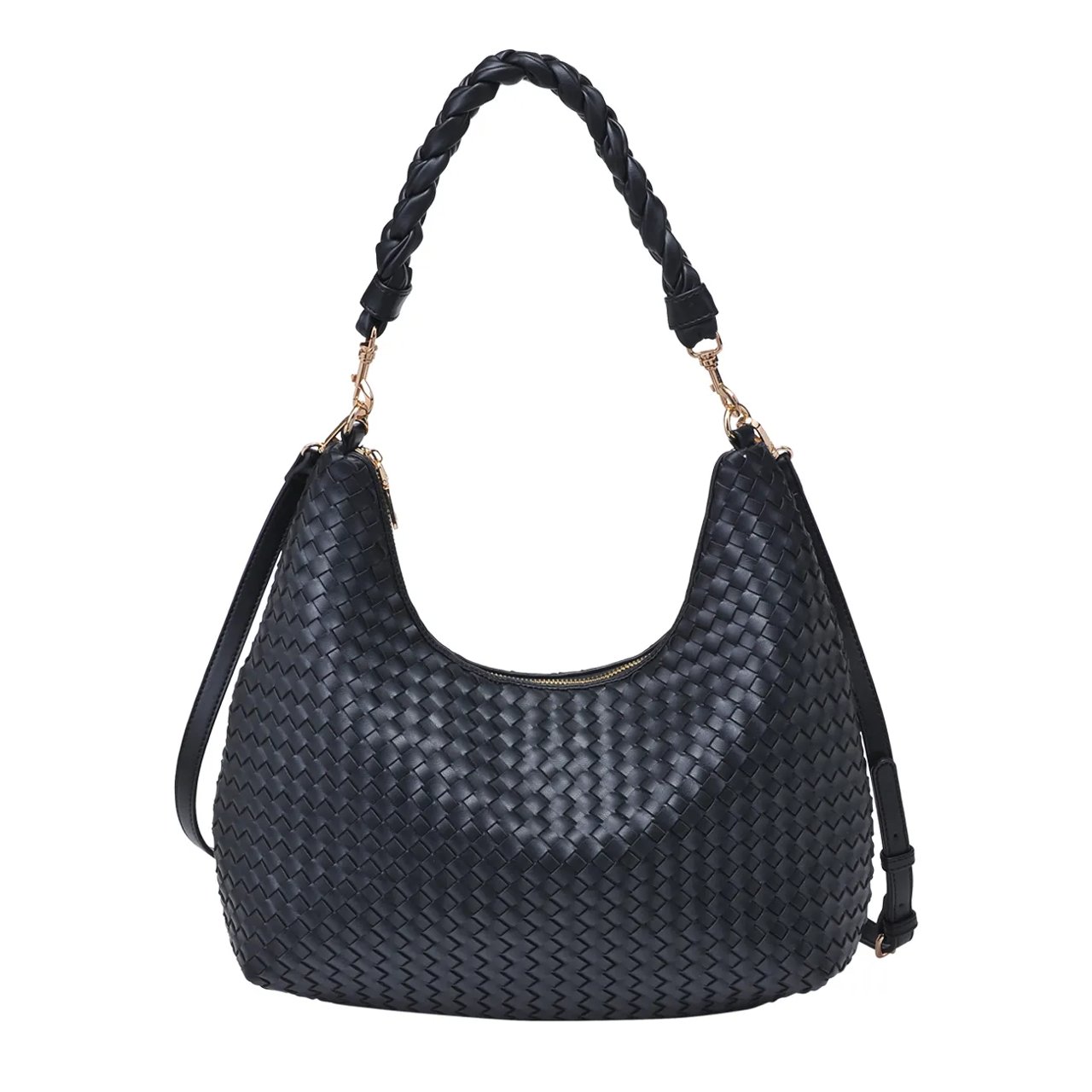 Basketweave Shoulder Bag