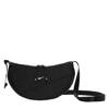Aura Crescent Crossbody Bag BLACK/BLACK/MATTE SILVER view