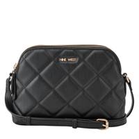 Meilani Double Zip Dome Crossbody BLACK view