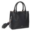 Triple Compartment Satchel BLACK view