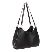 Triple Entry Shoulder Bag BLACK view