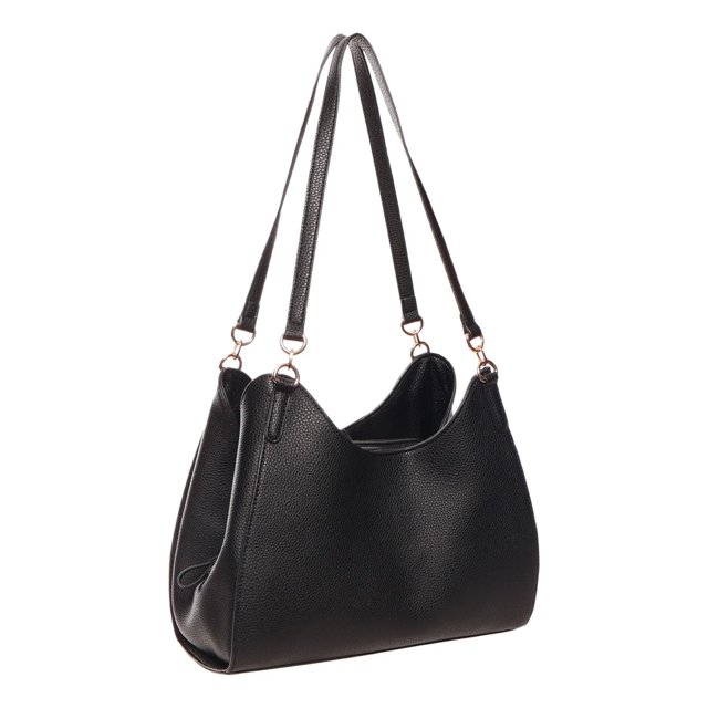 Triple Entry Shoulder Bag