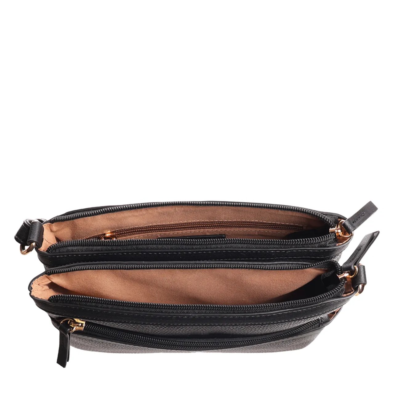 Multi Zip Crossbody Bag