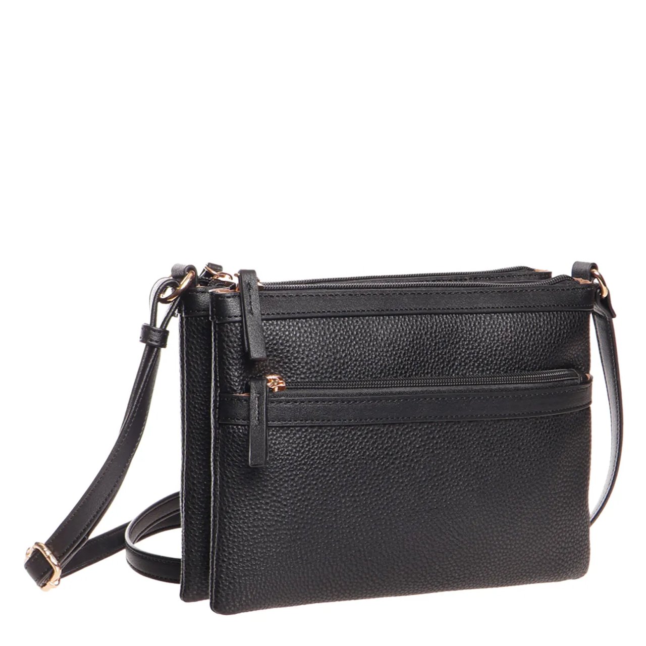 Multi Zip Crossbody Bag