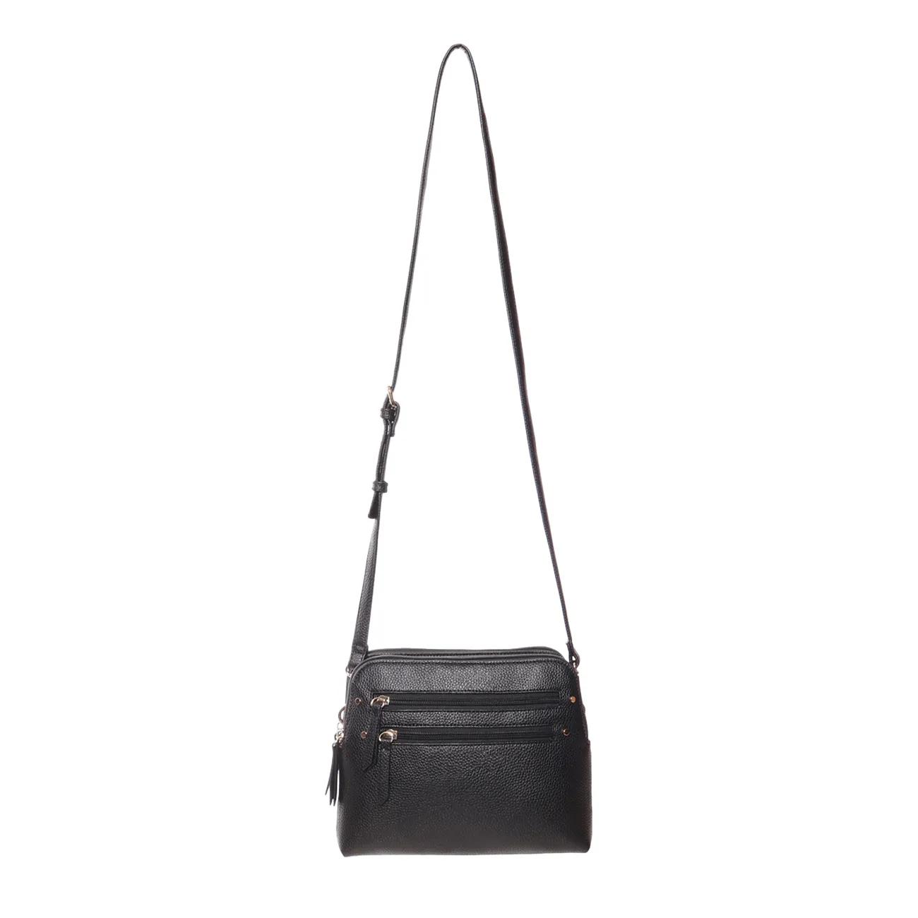 Women's Multi Zip Crossbody Bag
