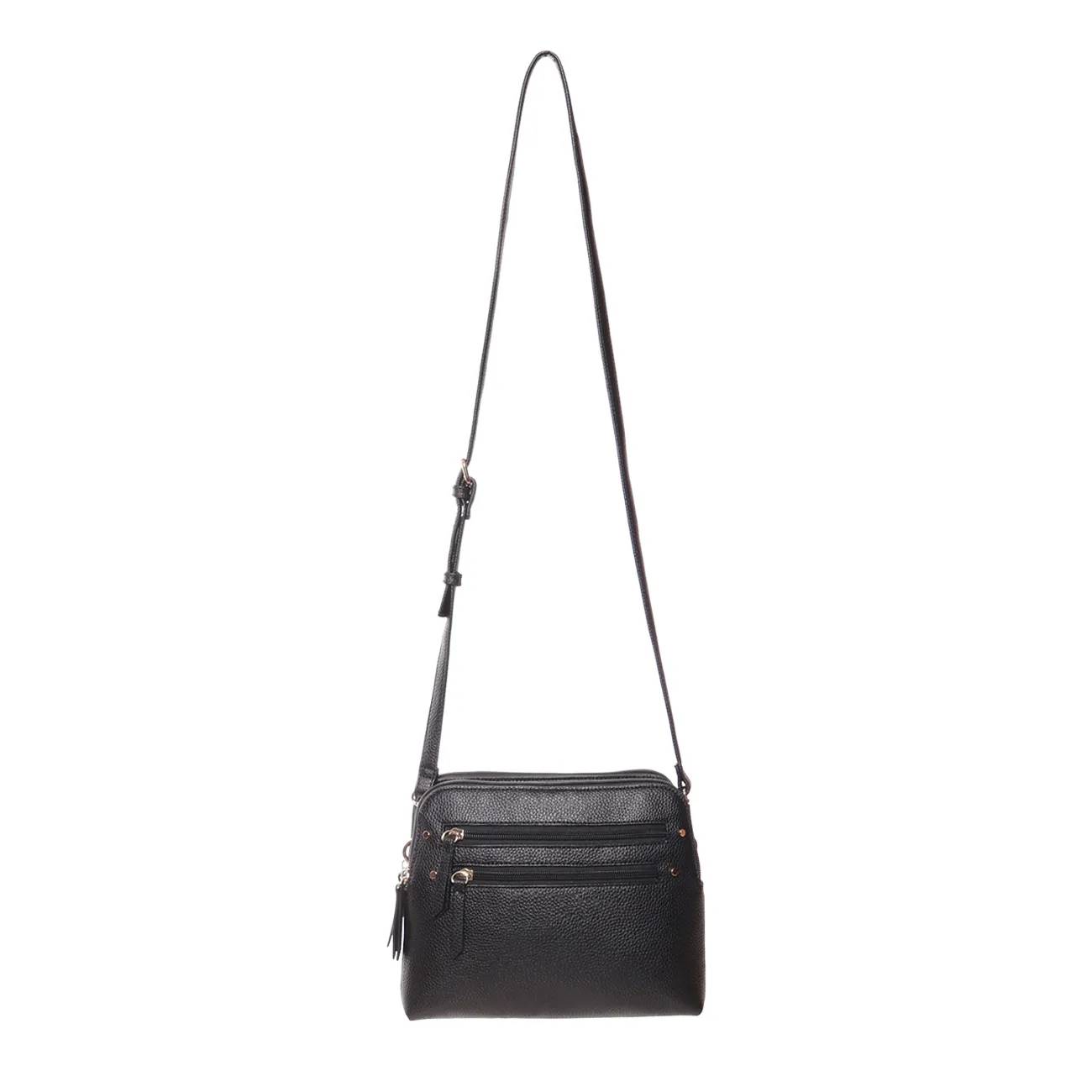 Kelly & Katie Women's Multi Zip Crossbody Bag