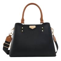 Caraever Satchel Bag BLACK COMBO view