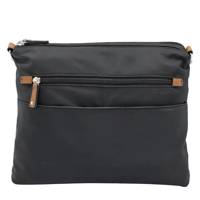 Women's Multi-Zip Crossbody Bag BLACK view