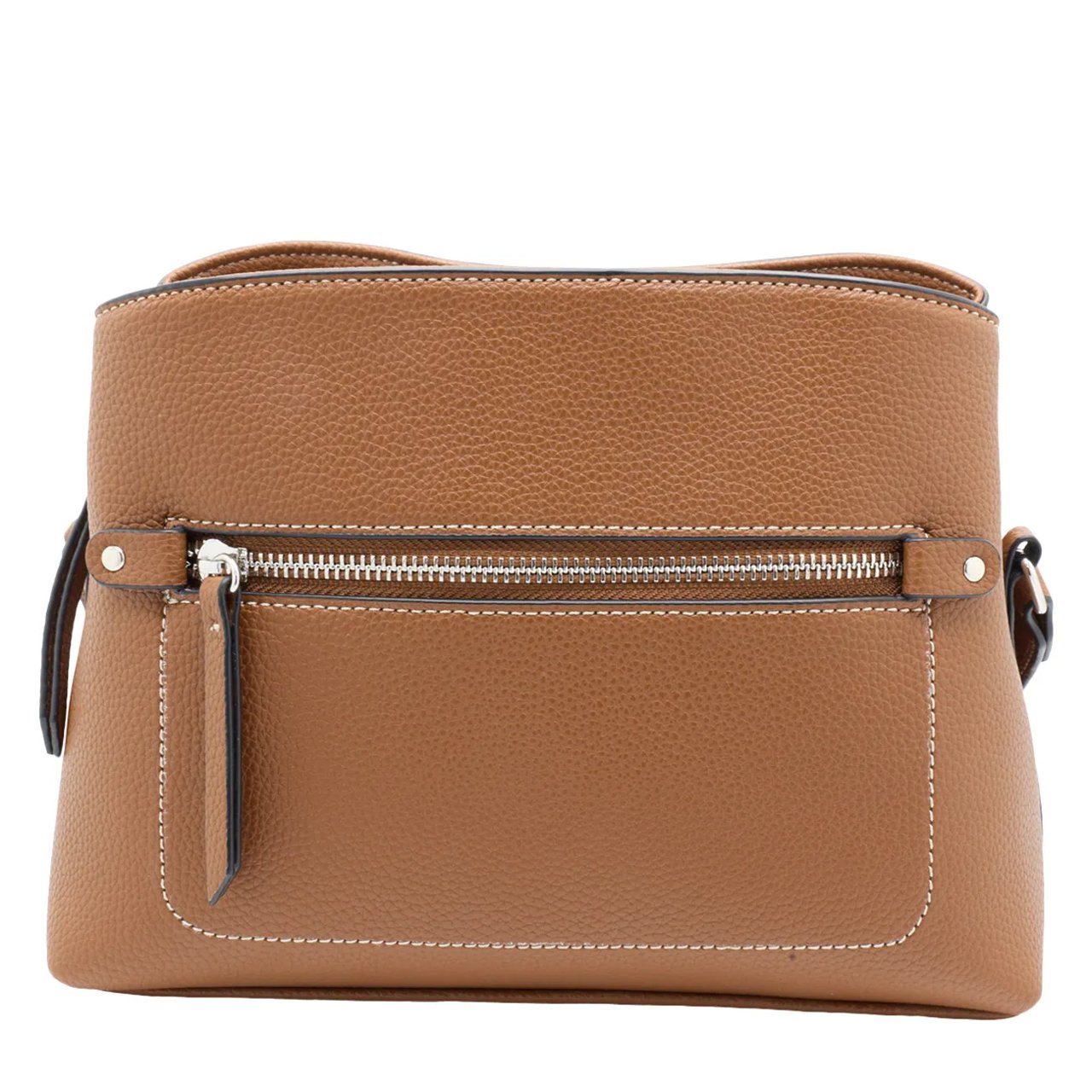Women's Multi-Pocket and Zip Crossbody Bag
