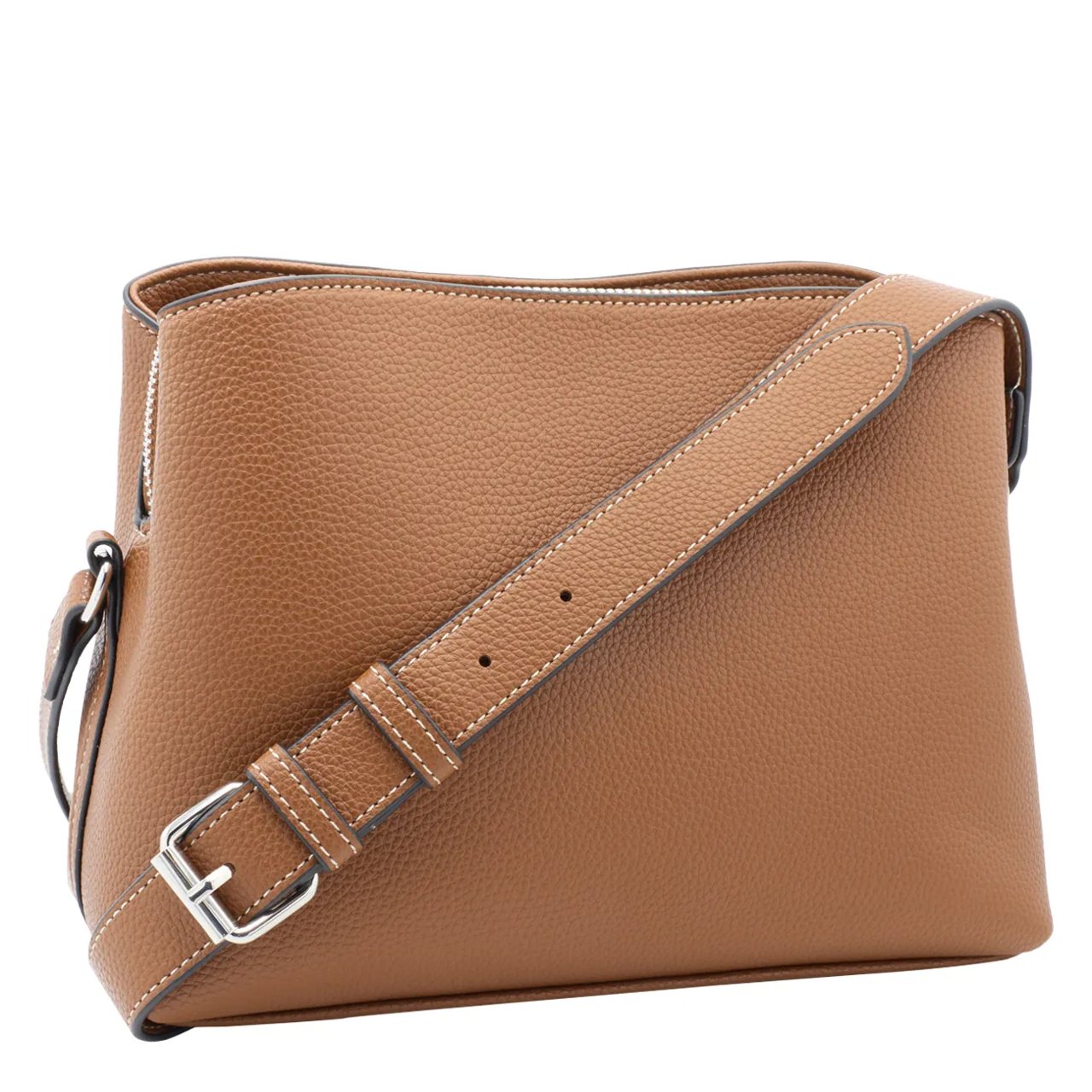 Women's Multi-Pocket and Zip Crossbody Bag