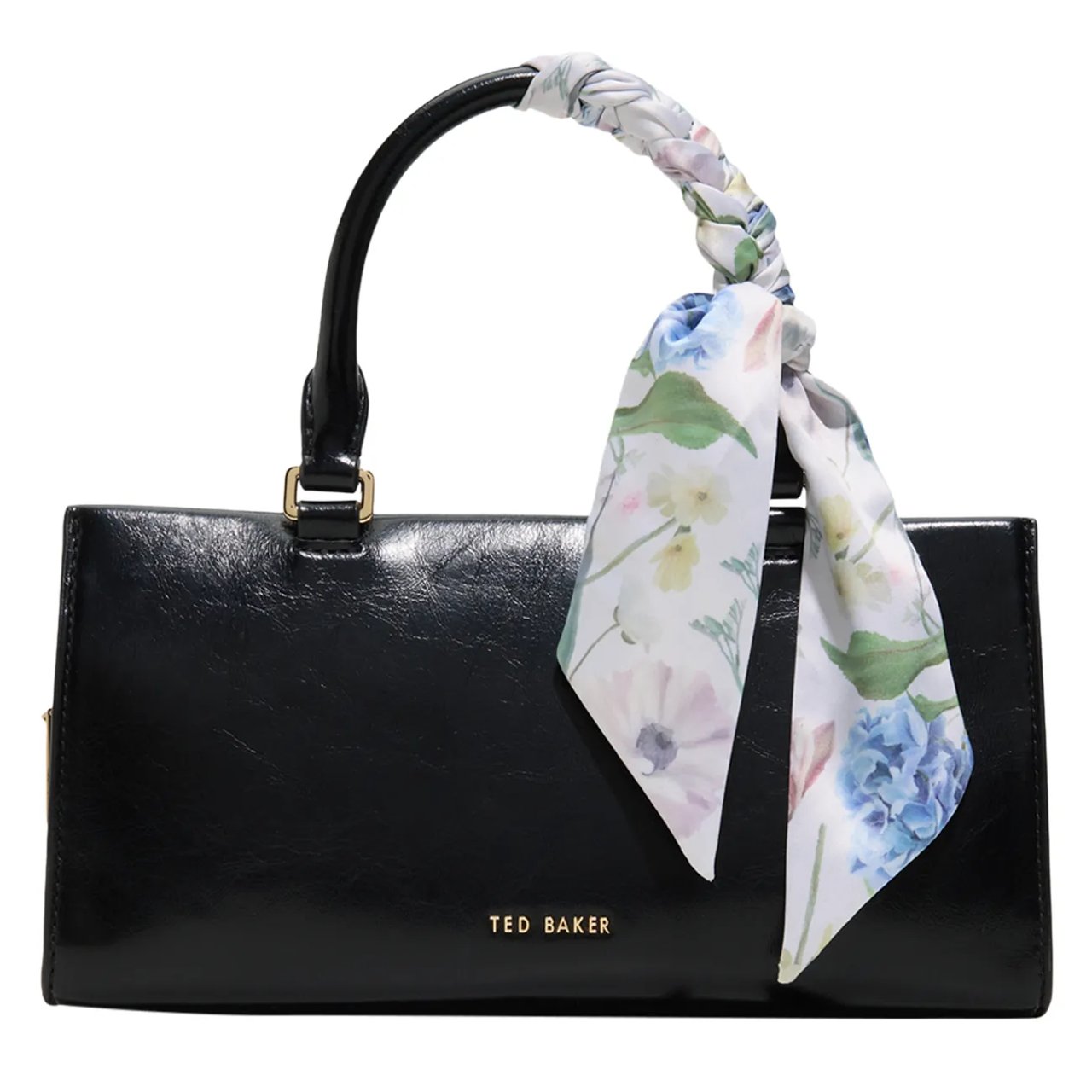 Women's Farah Leather Satchel with Scarf