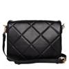 Diamond Quilt Crossbody Bag Black view