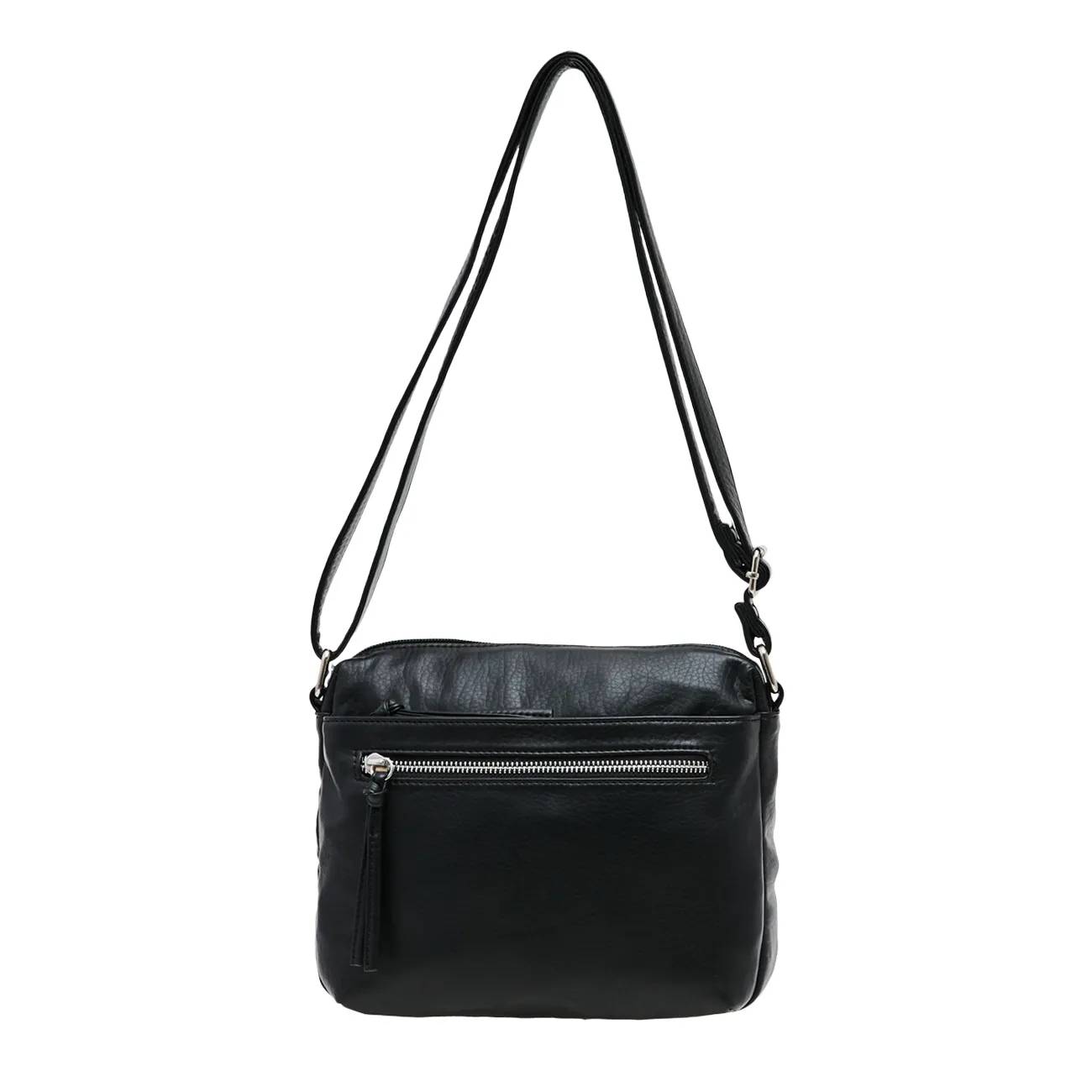 Essex Lane Women's Multi Zip Crossbody Bag