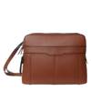 Triple Compartment Crossbody Bag COGNAC view