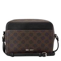 Women's Bowie Crossbody Bag BROWN LOGO/BLACK view