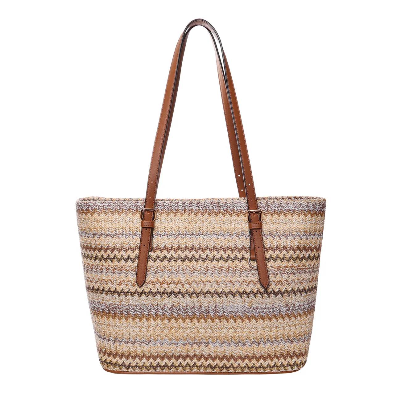 Kelly & Katie Women's Woven Stripe Tote Bag