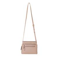 Women's Multi Zip Crossbody Bag TAUPE view