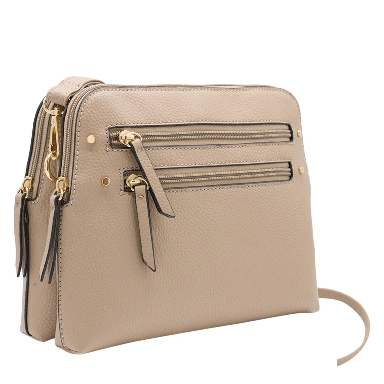 Women's Multi Zip Crossbody Bag