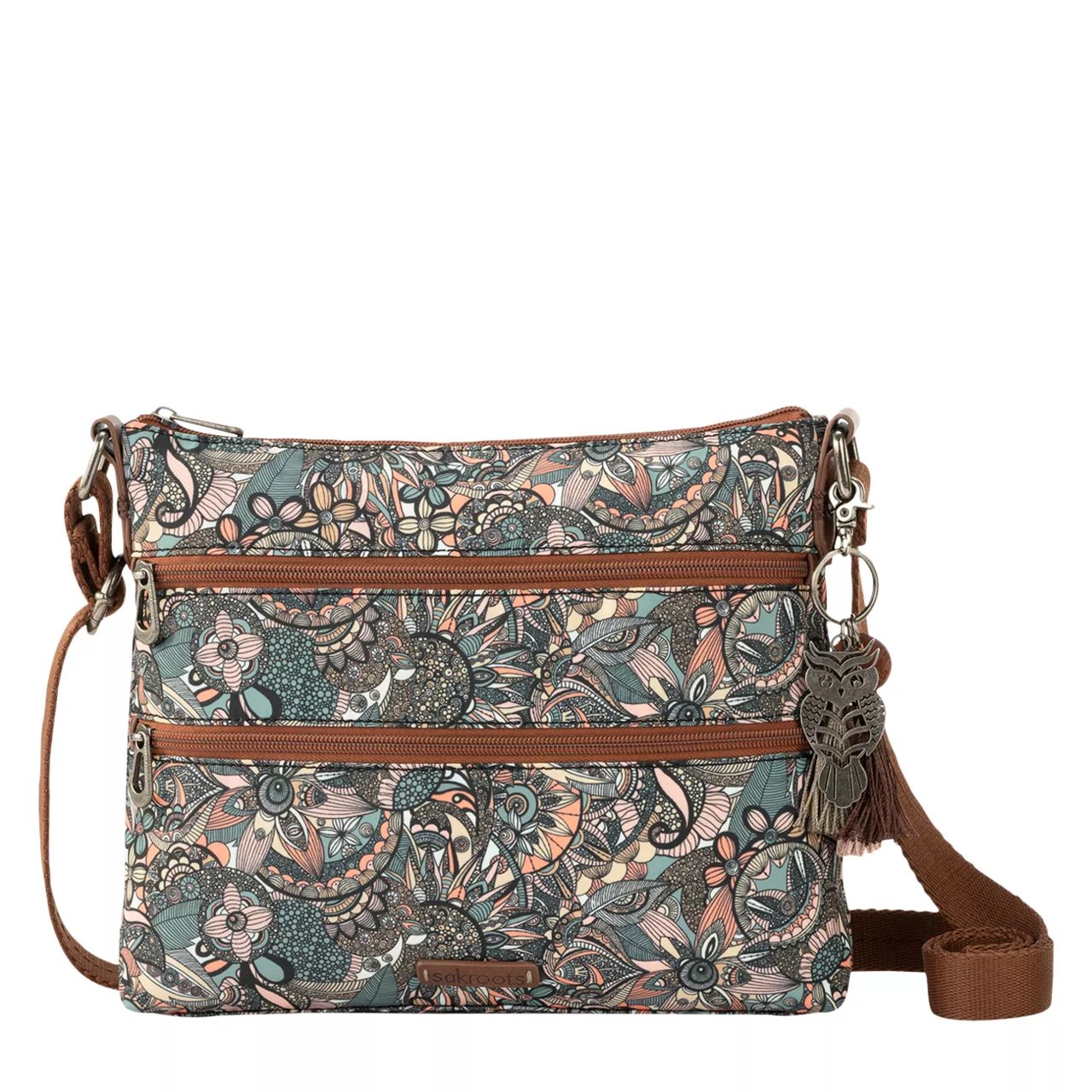 Basic Eco Twill Quilted Crossbody Bag
