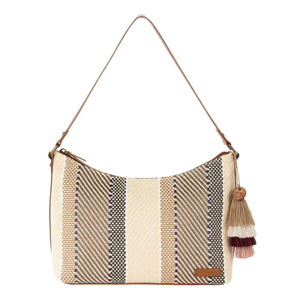 Sakroots Women's Banyan Straw Hobo Bag