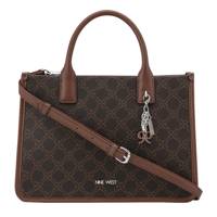 Women's Emberly Crossbody Bag BROWN LOGO/CHESTNUT view