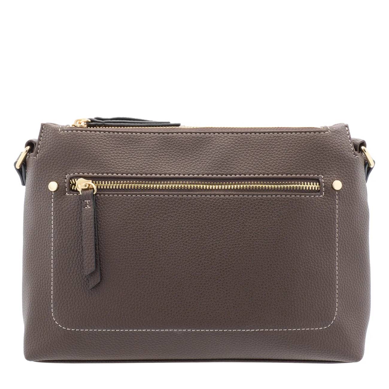 Women's Multi-Zip Crossbody Bag