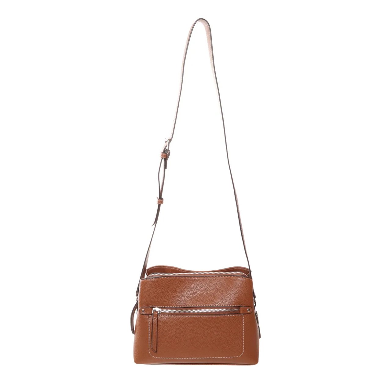 Women's Multi-Pocket Zip Crossbody