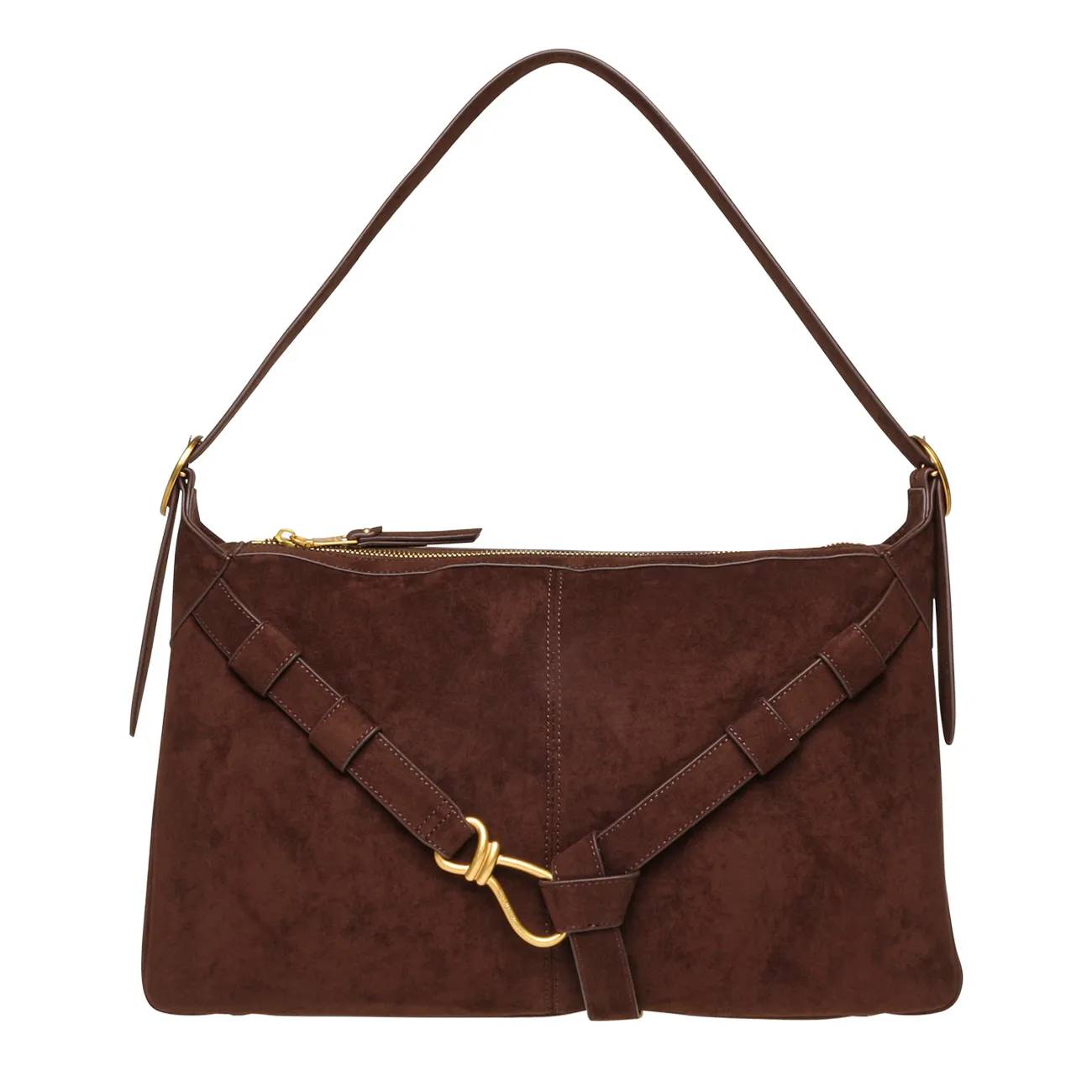 Women's Bjorn Faux Suede Shoulder Bag