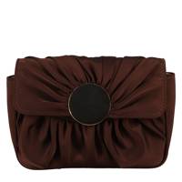 Women's Romie Pleated Mini Crossbody Bag BROWN view