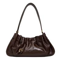 Women's Ivy Leather Shoulder bag BROWN LEATHER 0 view
