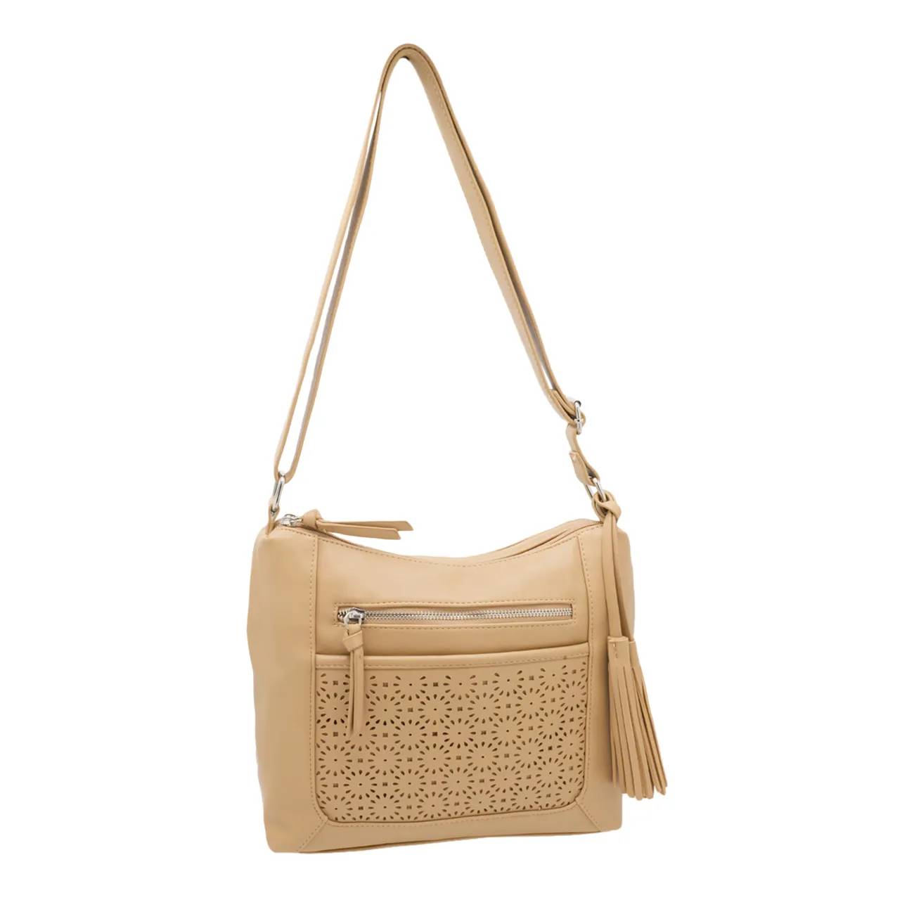 Essex Lane Women's Woven Crossbody Bag