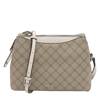 Calandra Triple Compartment Crossbody Bag BEIGE LOGO/MILK view