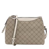 Calandra Triple Compartment Crossbody Bag BEIGE LOGO/MILK view