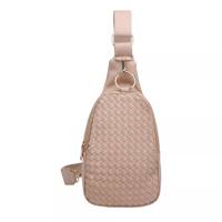Crossweave Sling Bag Beige view