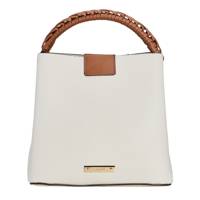 Rebekia Mini Satchel BEIGE OVERFLOW view