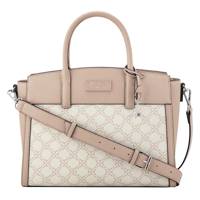 Women's Ledger Large Satchel Bag CREAM view