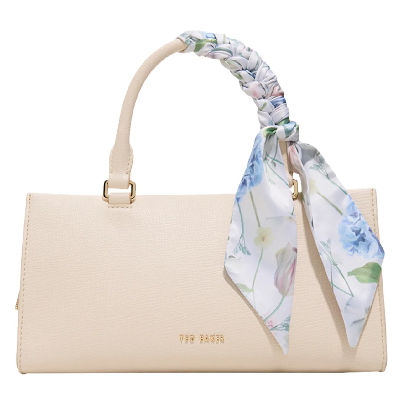Women's Farah Leather Satchel with Scarf